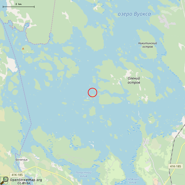 Карта где находится Каменные глыбы в мелком масштабе