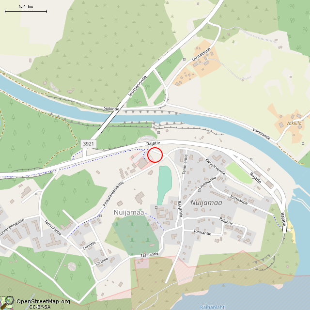 Карта где находится Валун с сосной в среднем масштабе