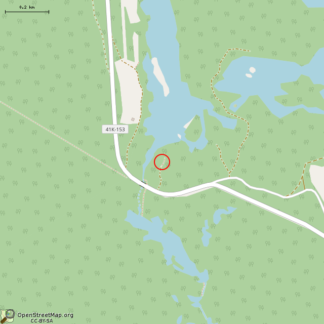 Карта где находится Жертвенные камни в среднем масштабе