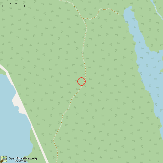 Карта где находится Крест в среднем масштабе