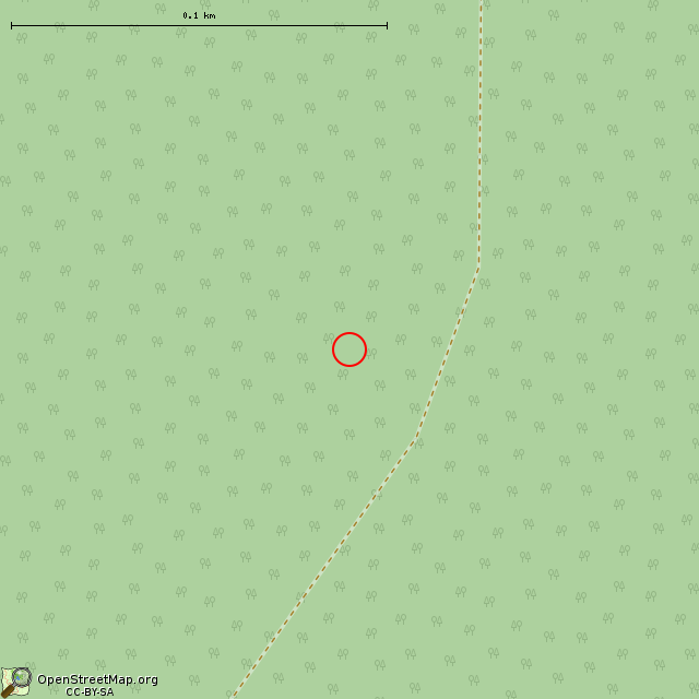 Карта где находится Крест в крупном масштабе