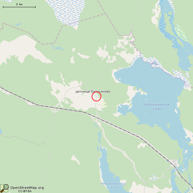 Карта где находится Деревянный крест на камне в мелком масштабе