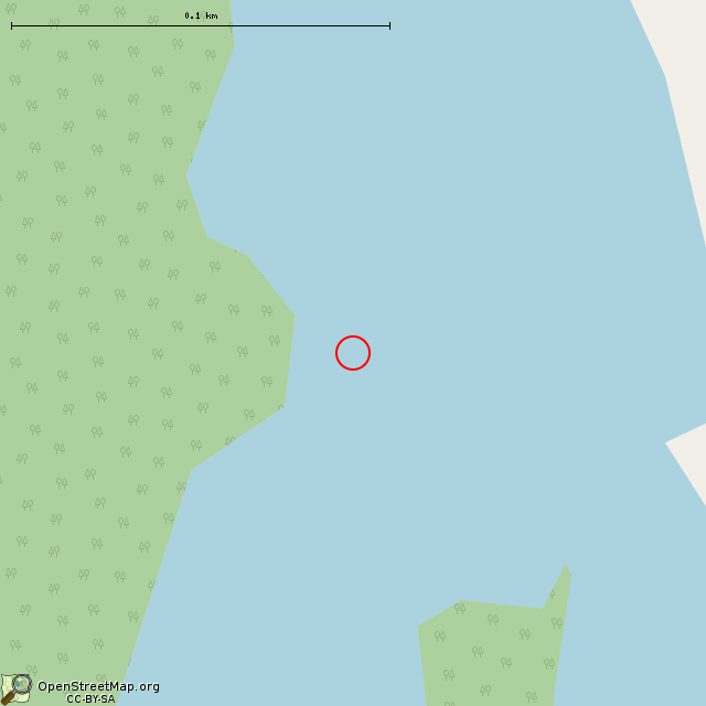 Карта где находится Камень Торхонярви в крупном масштабе