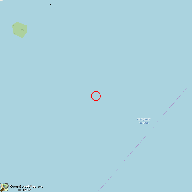 Карта где находится Скала с велосипедом (Выборг) в крупном масштабе