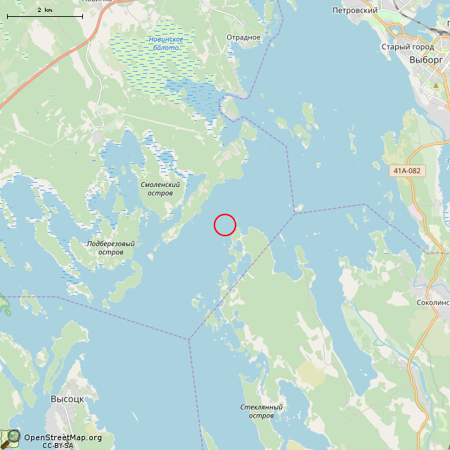 Карта где находится Зелёный светящий знак «Дубовый» в мелком масштабе