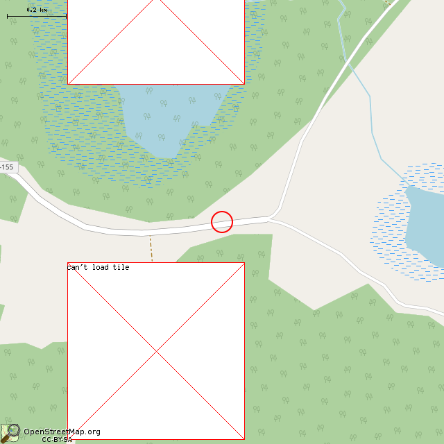 Карта где находится Крест в среднем масштабе
