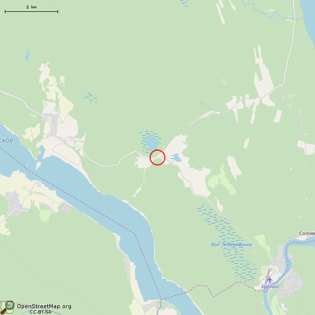 Карта где находится Крест в мелком масштабе