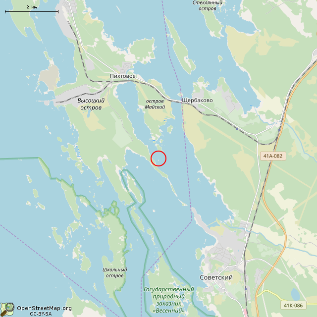 Карта где находится Камень в мелком масштабе