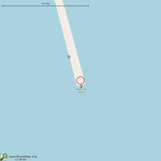 Карта где находится Маяк в крупном масштабе