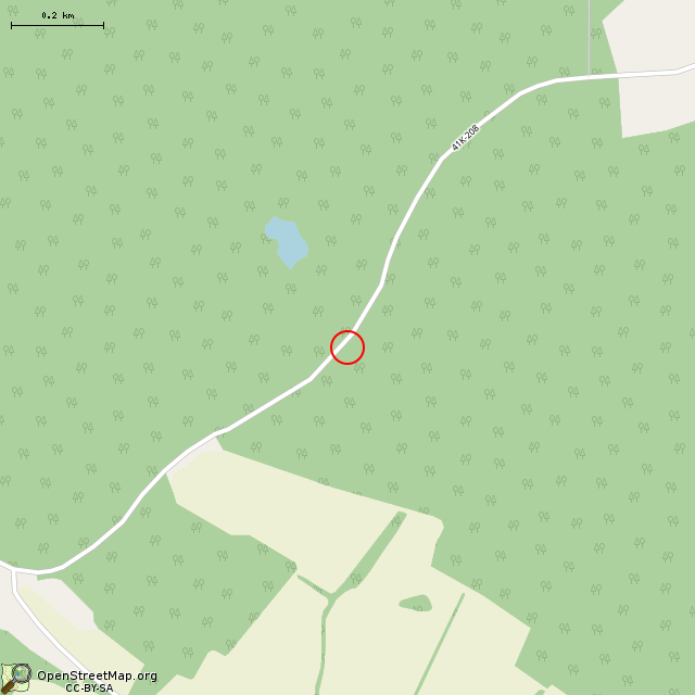 Карта где находится Огромные камни в среднем масштабе