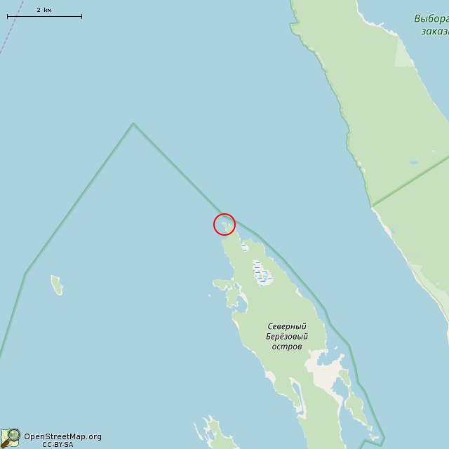 Карта где находится Маяк в мелком масштабе