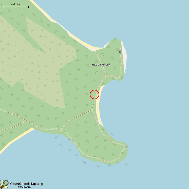 Карта где находится Два камня на дороге в среднем масштабе