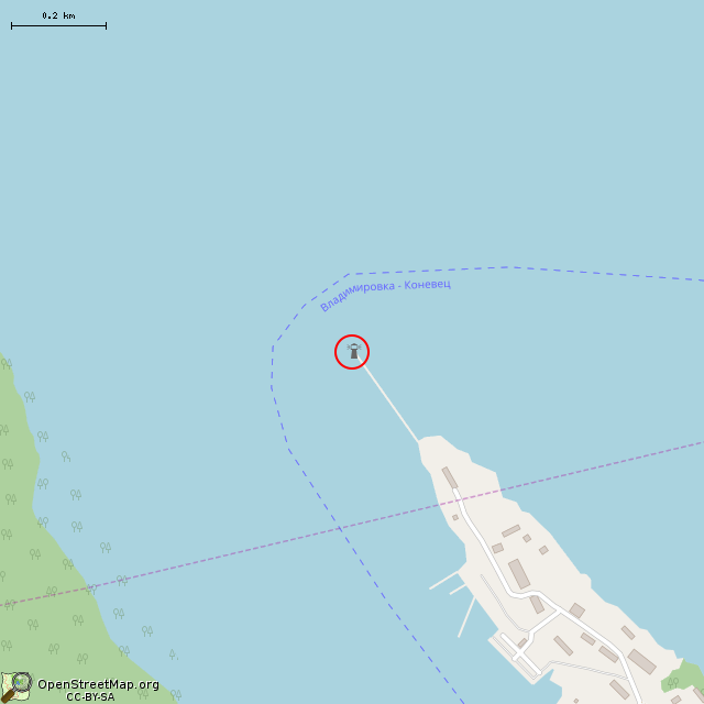 Карта где находится Маяк в среднем масштабе