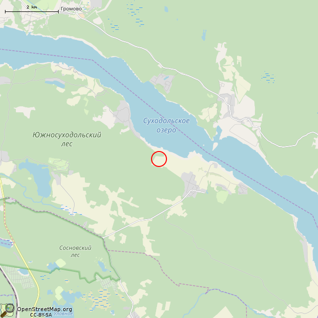 Карта где находится Археологический комплекс раннего железного века. в мелком масштабе