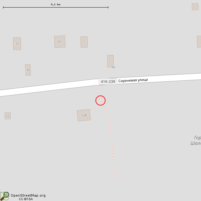 Карта где находится Крест (Горная Шальдиха) в крупном масштабе