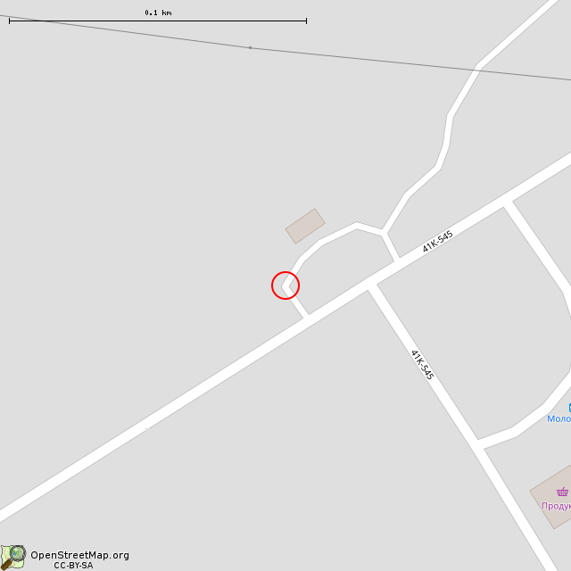 Карта где находится Крест в крупном масштабе