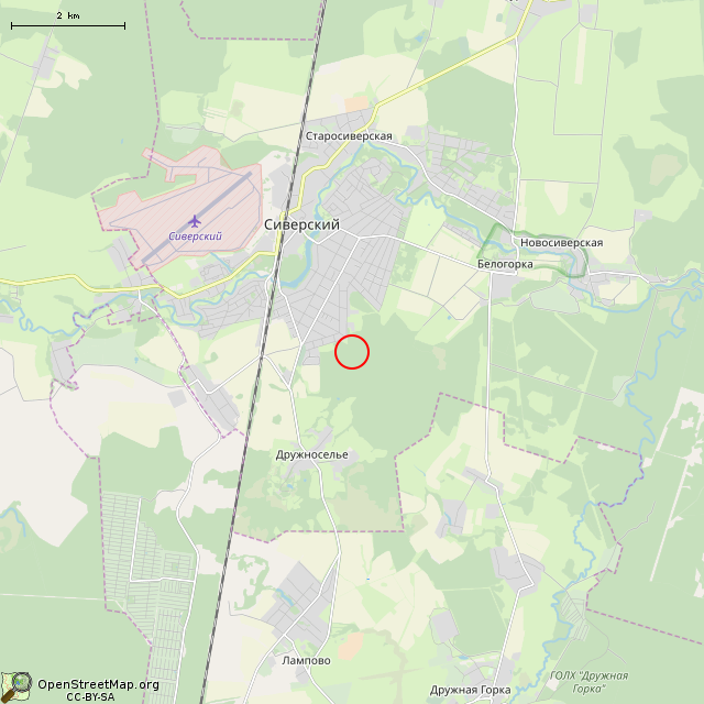 Карта где находится Большой камень в мелком масштабе