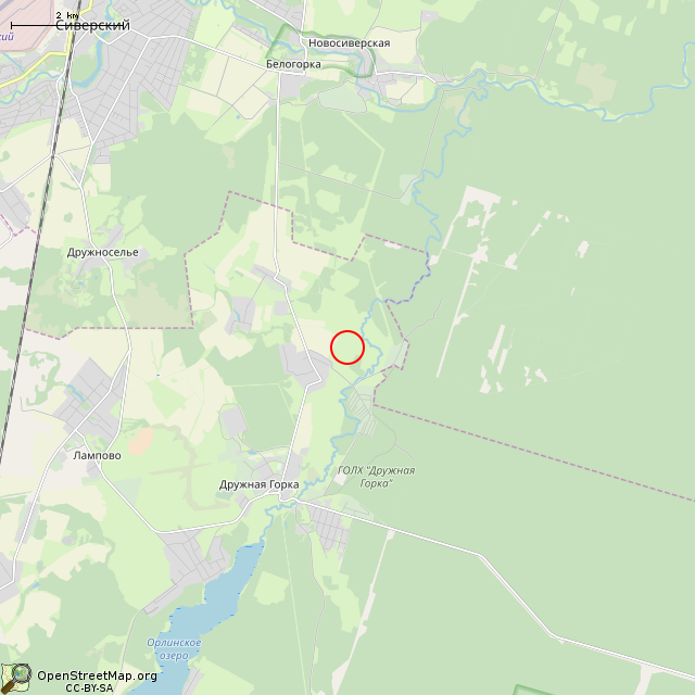 Карта где находится Камень в мелком масштабе