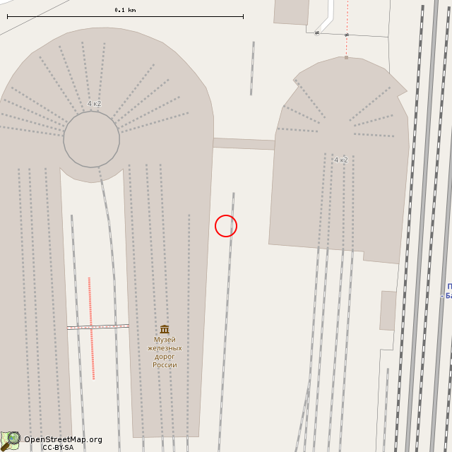 Карта где находится Грузовой паровоз Эм730-31 (Санкт-Петербург) в крупном масштабе