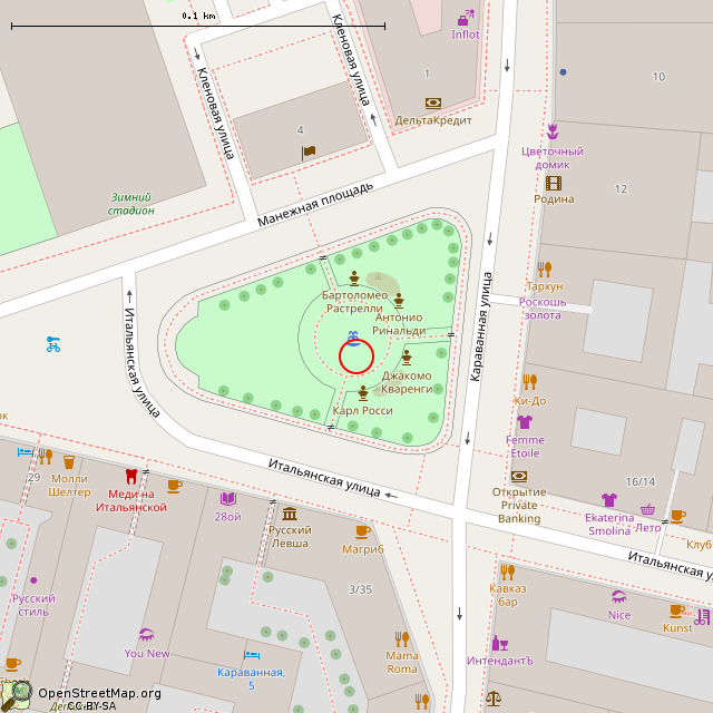 Карта где находится Фонтан (Санкт-Петербург) в крупном масштабе