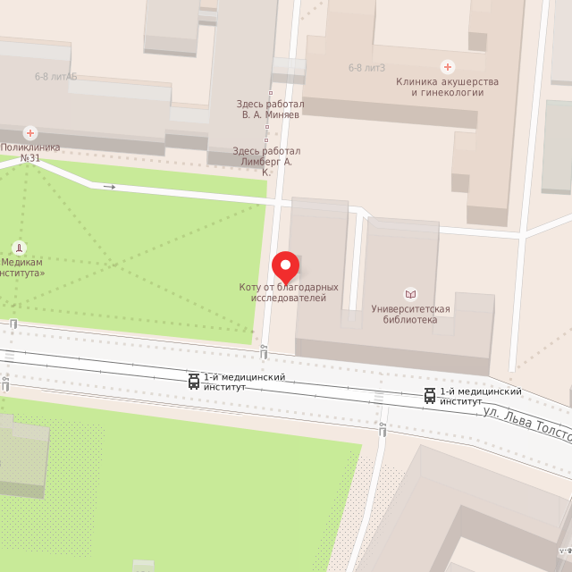 Карта где находится Памятник коту (Санкт-Петербург)      | скульптура в крупном масштабе