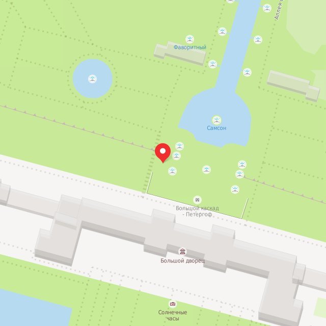 Карта где находится Скульптура Меркурий (Санкт-Петербург) в крупном масштабе
