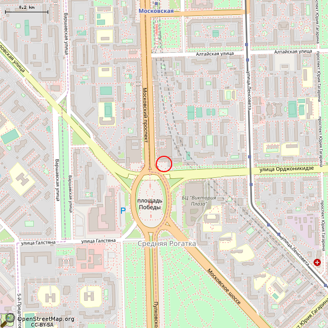 Карта где находится Фонтан (Санкт-Петербург)      | достопримечательность в среднем масштабе