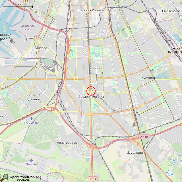 Карта где находится Фонтан (Санкт-Петербург)      | достопримечательность в мелком масштабе