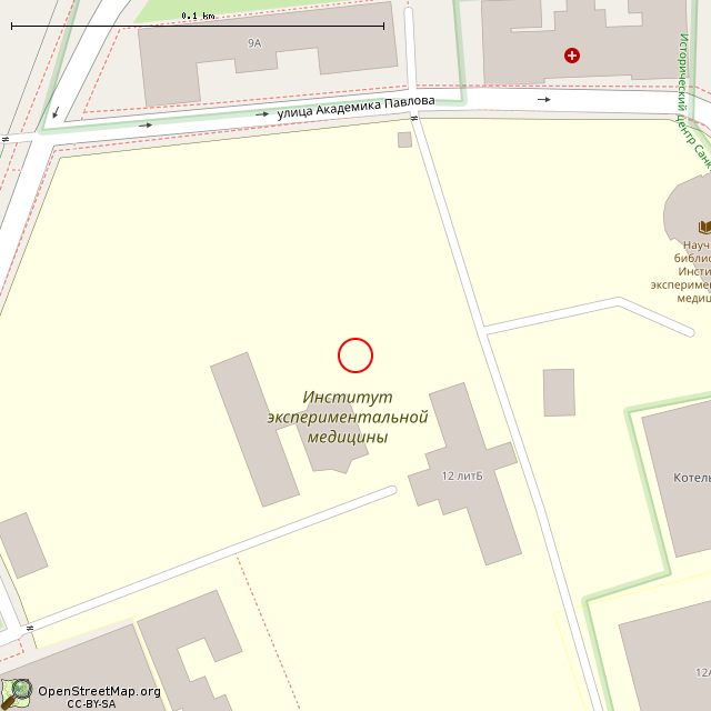Карта где находится Фонтан-поилка для собак (Санкт-Петербург) в крупном масштабе