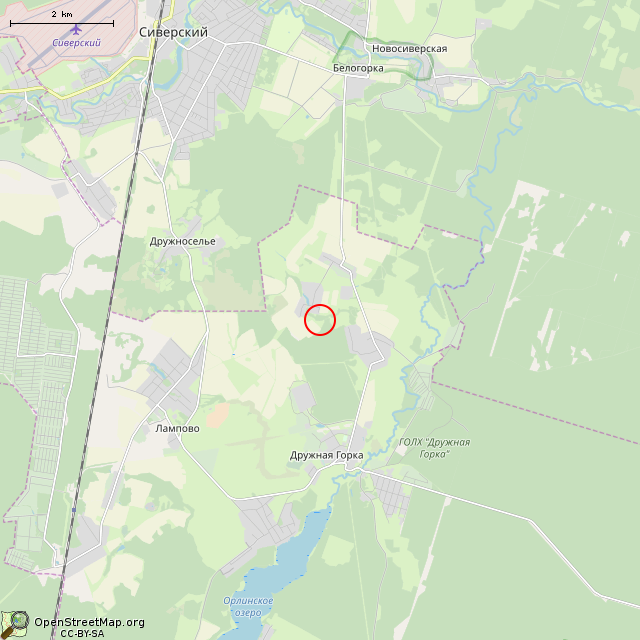Карта где находится Родник в мелком масштабе