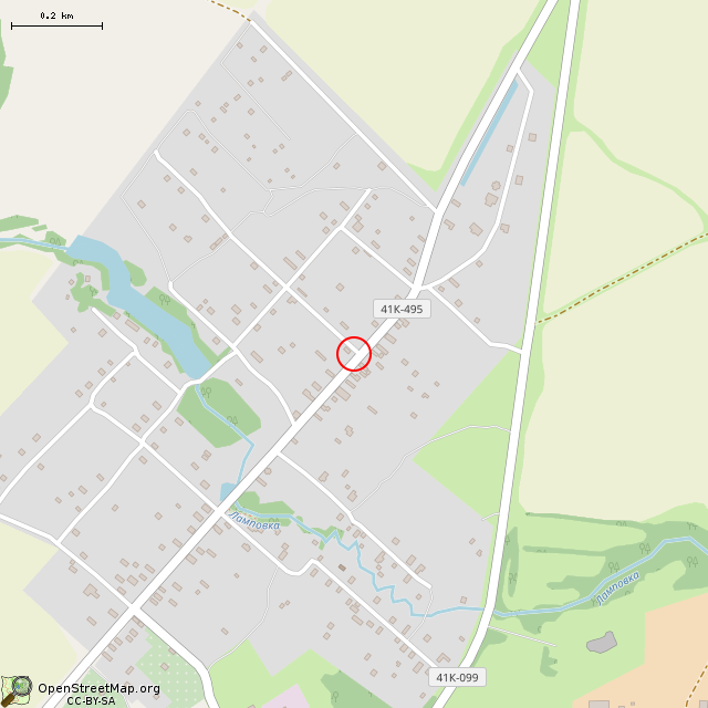 Карта где находится Колодец (Лампово) в среднем масштабе