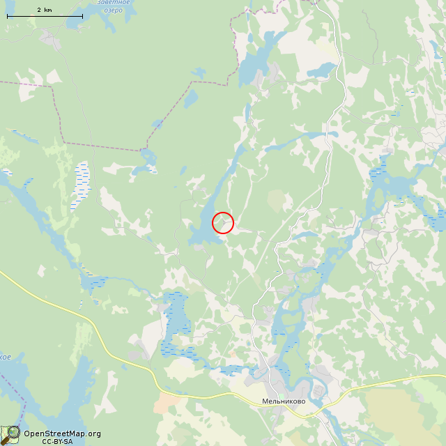 Карта где находится Горка в мелком масштабе