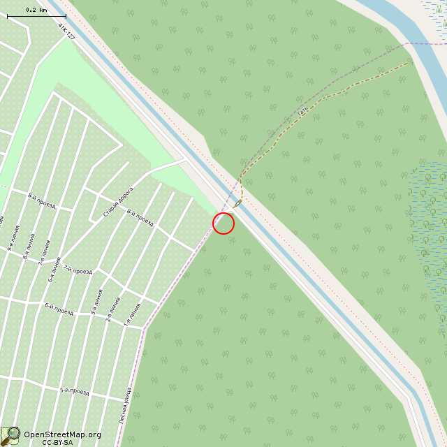 Карта где находится Вышка сотовой связи (Приладожское городское поселение) в среднем масштабе