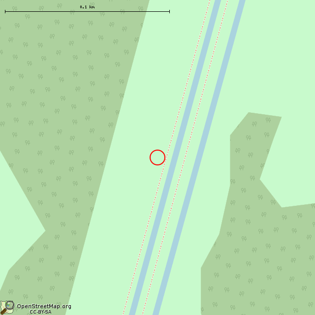 Карта где находится Небольшая плотина на Самсоньевском водоводе (Санкт-Петербург) в крупном масштабе