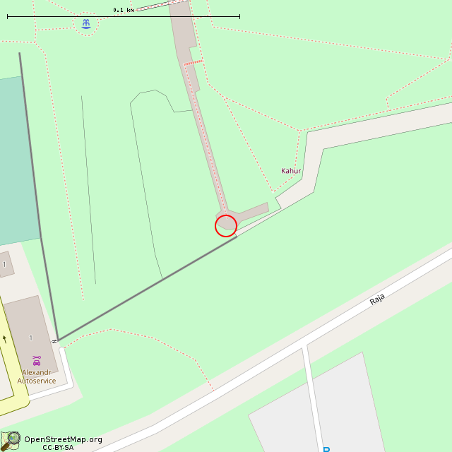 Карта где находится Юго-западная угловая башня (Нарва) в крупном масштабе