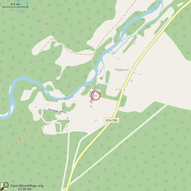 Карта где находится Башня (Редкино) в среднем масштабе