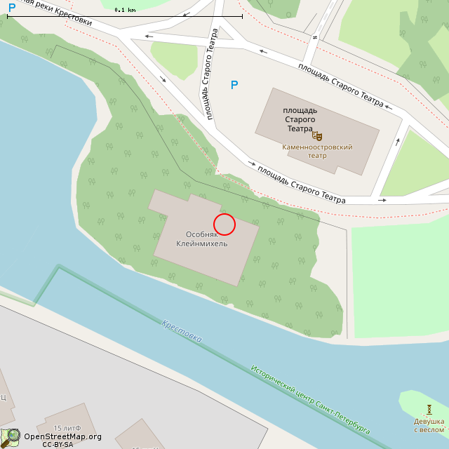 Карта где находится Башня (Санкт-Петербург) в крупном масштабе
