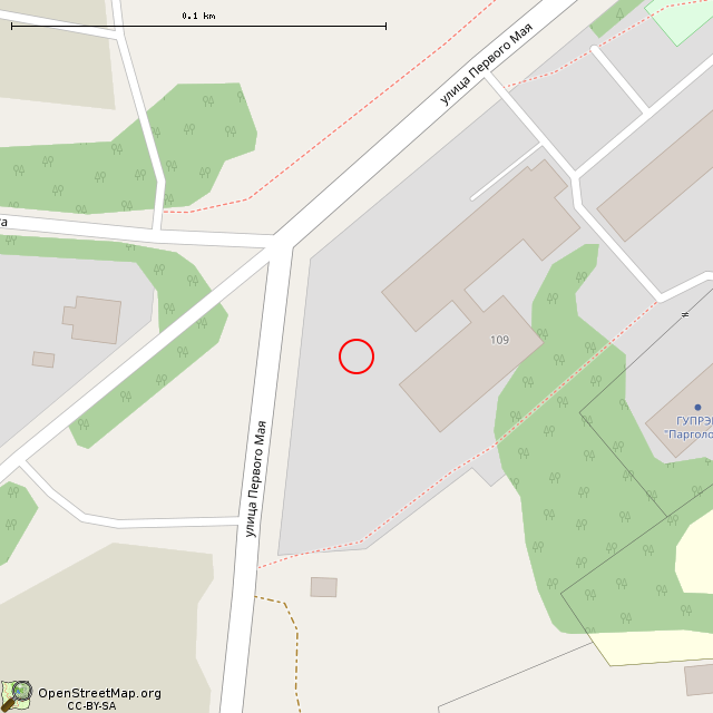 Карта где находится Памятник-бюст В.И. Ленину (Санкт-Петербург) в крупном масштабе