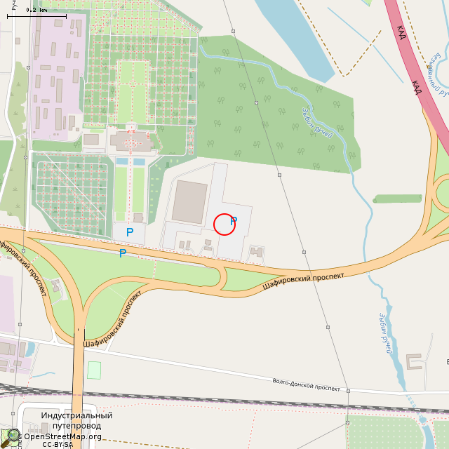 Карта где находится Инсталляция (Санкт-Петербург) в среднем масштабе