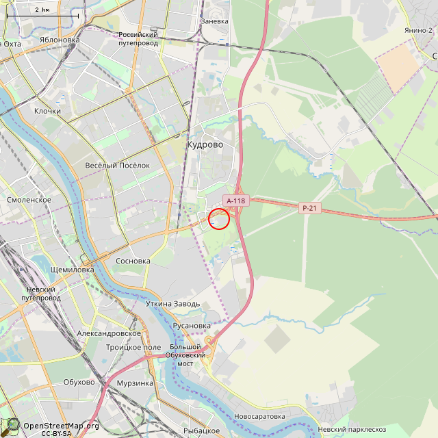 Карта где находится Инсталляция из корзин в мелком масштабе