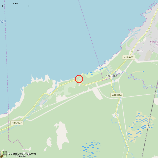 Карта где находится Мемориал, памятник деревне Перново (Перново) в мелком масштабе