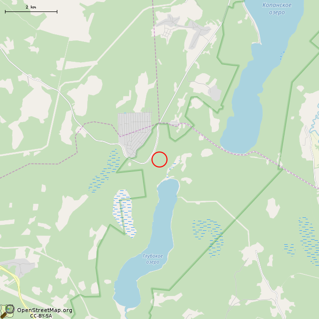 Карта где находится Братская могила летчиков-балтийцев 13 ОКИАЭ КБФ в мелком масштабе