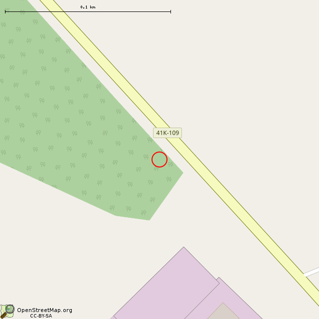 Карта где находится Братская могила советских воинов в крупном масштабе