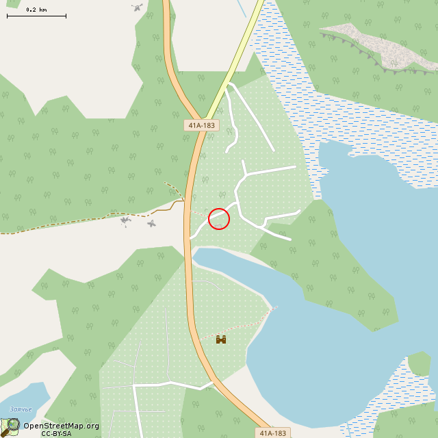 Карта где находится Мемориал жителям Иханталы погибшим в войнах 1939–1944 гг. в среднем масштабе