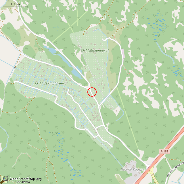 Карта где находится Памятник советским военнопленным, погибшим в концлагере в среднем масштабе