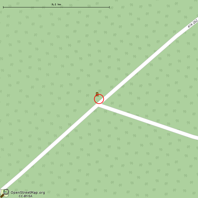 Карта где находится Памятник на месте гибели 33-го погранотряда в крупном масштабе
