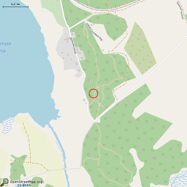 Карта где находится Мемориал советским воинам (Выборг) в среднем масштабе