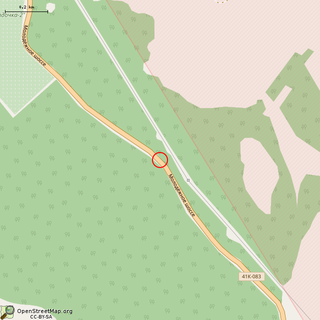 Карта где находится Братское кладбище советских солдат № 1 в среднем масштабе