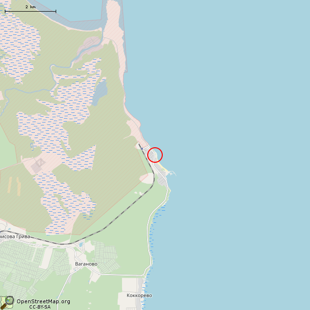 Карта где находится Мемориал (Ладожское Озеро) в мелком масштабе