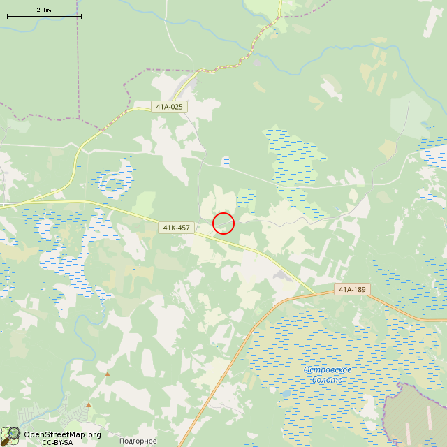 Карта где находится Памятный знак Сийранмяки в мелком масштабе